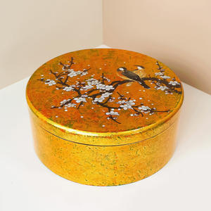 Meilleure offre boîte ronde en laque à bas prix pour les détaillants boîtes décoratives en laque à usages multiples - Product Image 1