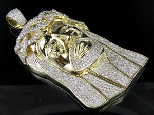 Pendentif unisexe en émail modèle 16 Jésus, en alliage personnalisé avec diamants, style classique, bijoux Ice Box Jewells - Product Image 2
