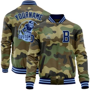 Veste bomber varsity à deux tons avec fermeture éclair, rouge royal et blanc, décontractée, hiver, sur mesure, vente en gros directe de l'industrie - Product Image 4