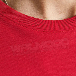 ปากีสถานผู้ผลิตขายส่งการออกแบบล่าสุดสีแดงสีธรรมดาสบายๆผู้ชายเสื้อยืดสำหรับขาย - Product Image 6