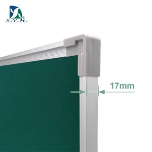 Tableau noir magnétique SYH avec cadre en aluminium et protection d'angle en plastique, différentes tailles pour usage bureau/maison - Product Image 2