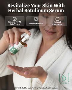 เซรั่มบำรุงผิวหน้าสมุนไพรผสมสปิลแลนโธลและไฮยาลูรอนิก แอซิด ผลิตในอิตาลี เครื่องสำอางต่อต้านริ้วรอย รับผลิตแบบ OEM ODM - Product Image 2