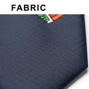 Corbata de poliéster bordada informal con impresión de transferencia de calor, corbata Formal suave y duradera para uso en bodas y oficinas de negocios - Product Image 4