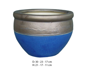 Macetas y jardineras de cerámica esmaltada para interiores al por mayor maceta de arcilla de diseño de alta calidad para la decoración del jardín del hogar Juego de vivero suelo - Product Image 5