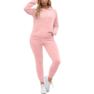 Traje de gimnasio de dos piezas para mujer, ropa deportiva suave transpirable de invierno para Fitness, equipo de entrenamiento para correr de Color sólido, respetuoso con el medio ambiente - Product Image 1