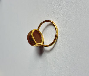 Anillo Ajustable con Piedras Preciosas Coloridas, Estilo Vintage, Certificado IGI, Chapado en Oro, Plata y Latón, para Joyería de Moda, Regalo de Aniversario - Product Image 6