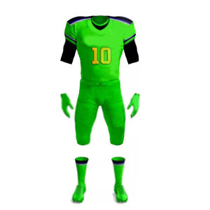 Nouvelle conception maillot de football américain vêtements de sport de plein air respirants avec manches courtes uniforme d'équipe option de taille plus - Product Image 3