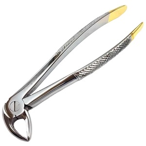 Pinzas de acero reutilizables, Alicates de extracción oral manual para molares de mandíbula de raíz de diente, instrumentos quirúrgicos dentales - Product Image 3