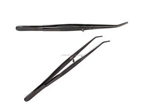 Pinzas Quirúrgicas Manuales para Algodón y Aplicación de Apósitos con Bloqueo, de Acero Inoxidable, para Uso Médico Hospitalario y de Primeros Auxilios - Product Image 4