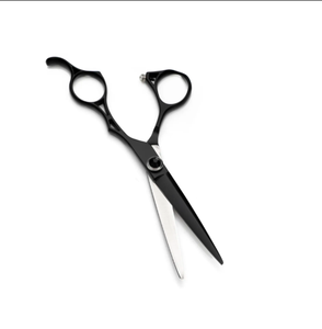 กรรไกรตัดผมด้วยมือขวาแบบมืออาชีพ F178ช่างตัดผมด้ามจับเซรามิกสไตลิสที่สวยงามใบมีดโค้งสแตนเลสสำหรับตัดผม - Product Image 4