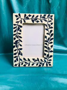 Marco de fotos de madera MDF de decoración moderna con imagen de piedras preciosas de ágata hecha a mano para exhibición de oficina o hogar Técnica pulida - Product Image 4