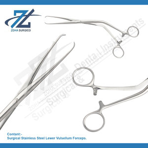 Pinzas Lewer Vulsellum de Acero Inoxidable de Alta Calidad para Uso Clínico, Fabricadas en Pakistán - Product Image 2