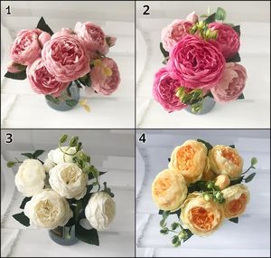 อะคริลิคดอกกุหลาบสีสันสดใสยืนประดับงานแต่งงานของตกแต่งงานแต่งงานดอกไม้ดอกโบตั๋นขายส่งสำหรับโอกาสต่างๆ - Product Image 6