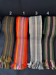 Handmade 3m Ethnic Ukrainian Wool Woven <b>Belt</b> <b>Boho</b> Easter Gift Slavic Folk Cossack Sash - Product Image 2