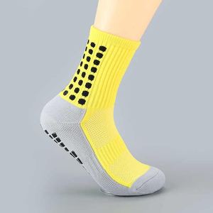 Fabricant Designer logo Chaussettes personnalisées Chaussettes de football de haute qualité Chaussettes de football hommes femmes Chaussettes de sport unisexes en coton antidérapant - Product Image 6
