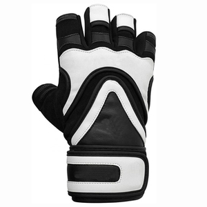 Gants de musculation en cuir de haute qualité, respirants, unisexes, avec support pour les poignets, nouveau design - Product Image 4