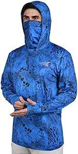 Camiseta de Pesca con Capucha UPF 50 Personalizada para Hombre y Mujer, Camiseta de Pesca y Senderismo de Manga Larga, Transpirable, que Absorbe la Humedad, con Estampado Digital - Product Image 2