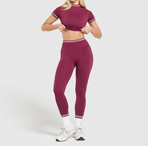 Conjunto de gimnasio más vendido para mujer Activewear sin costuras con pretina antideslizante 2026 - Product Image 6
