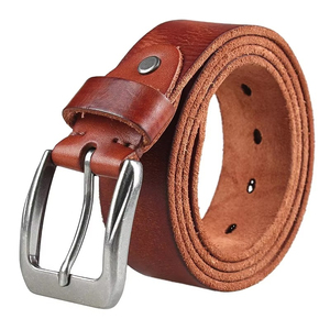 Fabricant professionnel de ceintures en cuir pour hommes, logo personnalisé, ceinture en cuir de vache véritable avec boucle de qualité supérieure - Product Image 3