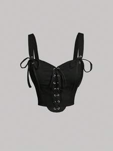 Corset en cuir de qualité supérieure parfait pour l'entraînement à la taille et le style végétalien edgy chic et sans cruauté élégance intemporelle - Product Image 4