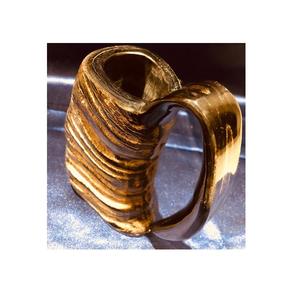 Taza de cuerno de Búfalo, taza grabada con logotipo personalizado, jarra con asa de cuerno, producto pulido seguro para el agua - Product Image 2