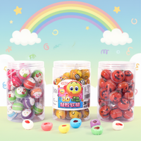 Bonbons gélifiés halal en forme d'œil, grand format, fourrés et sucrés, vente en gros directe d'usine chinoise, les plus vendus, bouteilles OEM pour enfants