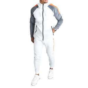 Conjunto Deportivo Personalizado para Hombre, Chaqueta Deportiva 100% Algodón, Chaqueta Deportiva para Correr, Chaqueta Deportiva con Media Cremallera, Ligera y Transpirable - Product Image 1