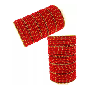 Bracelets en verre perlé tendance pour femmes pour les mariages, les fêtes, les cadeaux, multicolores, bracelets en velours faits à la main, ensembles de bracelets pour adultes - Product Image 1