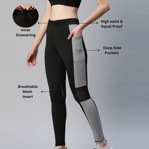 Pantalon de yoga sans couture, respirant et à séchage rapide, avec poches, leggings de gymnastique taille haute pour femmes, collants de compression, logo personnalisé OEM - Product Image 5