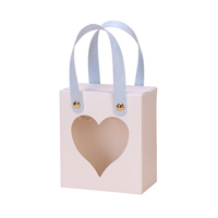 Maßgefertigte Handgemachte Hochzeits-Gastgeschenkboxen mit Fenster und Griff aus Karton für Brautparty-Geschenkverpackung mit Offsetdruck