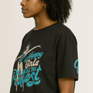 เสื้อยืด100% ผ้าฝ้าย2025รุ่นยอดนิยมพิมพ์ลาย DTG เสื้อยืดสไตล์สตรีทแวร์เนื้อนุ่มระบายอากาศได้ดีออกแบบได้ตามต้องการสำหรับผู้หญิงแฟชั่นและการสร้างแบรนด์ - Product Image 2