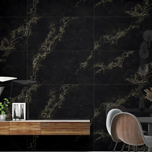 CARREAUX DE PORCELAINE ÉGLAISÉS À Finition Brillante DE QUALITÉ SUPÉRIEURE MARQUNA BLACK - Product Image 1