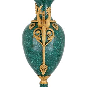 Vase en malachite Installation auto-adhésive Conception en pierre imperméable Grand écologique - Product Image 2