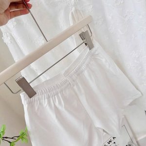 Chemise en mousseline de soie blanche florale de qualité supérieure, col en V, haut décontracté pour femmes - Product Image 6