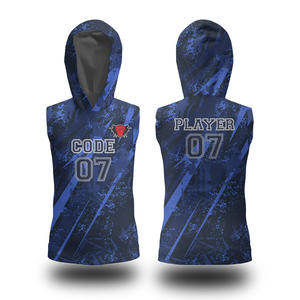 Ensembles d'uniformes de football drapeau américain professionnel conçus sur mesure de haute qualité 7V7 7on7 hauts chemises ensemble respirant numéro motif - Product Image 4