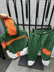 ชุดกีฬาลำลองสำหรับฤดูใบไม้ร่วง พิมพ์ลาย สีสันปรับแต่งได้ เสื้อแจ็คเก็ตมีฮู้ดแบบซิป 2-in-1 กางเกงจ็อกเกอร์ ระบายอากาศได้ดี เหมาะสำหรับออกกำลังกาย วิ่ง - Product Image 3
