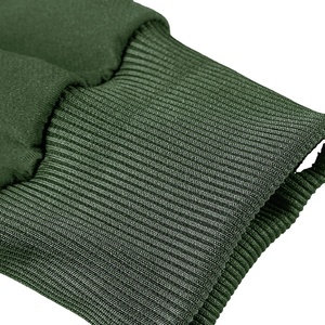 Chaqueta con cremallera de calidad premium, fabricada a medida, con bloques de color, hombros caídos, lavado ácido, 500 g/m², con capucha, para hombre. - Product Image 2