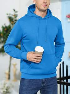 Sudaderas con capucha personalizadas Sudadera de peso pesado Sudadera con capucha pesada para hombre Sherpa Fleece Lined Pullover Grueso Sudadera con capucha de invierno - Product Image 5