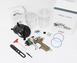 NUEVA Pistola de Pintura SATA jet X 5500 HVLP 1.3 I con Boquilla y Juego de Vasos RPS - Product Image 3