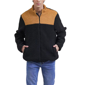 Rugged Yet Soft <b>Sherpa</b> Fleece <b>Jacket</b> For <b>Men</b> With High Neck Design To Suit Every Personal Style From Sporty To Casual - Product Image 1