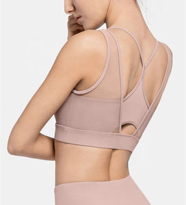 Custom Logo Women Comfortable <b>Yoga</b> <b>Top</b> Sports Bra Fitness Activewear Gym Bra Sexy Sports Gym Fitness Wear - Product Image 4