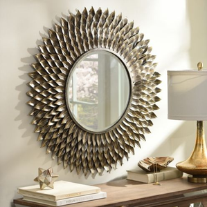 Miroir mural de haute qualité en métal pour la maison, le salon, l'hôtel, le couloir, utilisation décorative, miroir mural suspendu - Product Image 6