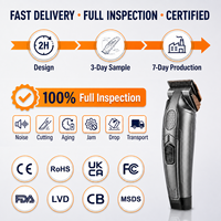 Fábrica de Cortadoras de Pelo para Importadores de Equipos de Salón y Barbería, Recortadora Recargable con Carga Tipo-C