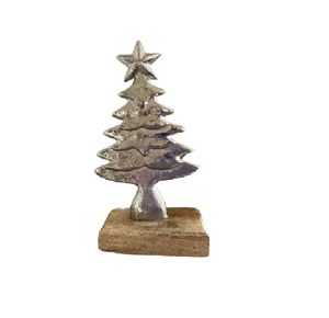 2023 nuevo diseño copo de nieve de Navidad con Base de madera para fiesta en casa 2023 regalo de Navidad fabricante y mayorista de India - Product Image 6