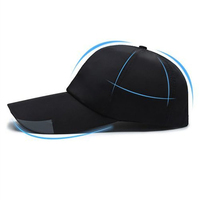 Gorra de Béisbol de 6 Paneles Fabricada en Pakistán con Logotipo Personalizado a Bajo Precio, Tela de Poliéster/Algodón, Impresión por Sublimación, Ajustable