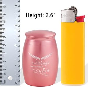 โกศสีโรสโกลด์สำหรับขี้เถ้ามนุษย์โกศใส่ศพสำหรับผู้หญิงผู้ชายตกแต่งสำหรับผู้ใหญ่มนุษย์กำหนดขนาดเองได้ - Product Image 2