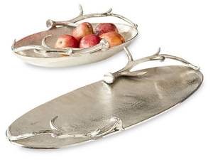 Plateau de ramadan décoratif en métal artisanal abordable pour servir des bonbons traditionnels, des fruits, des noix et des collations - Product Image 5