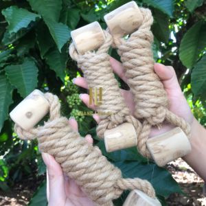 Jouet à mâcher pour chien en bois de café naturel écologique, durable, pour nettoyer les dents, motif de dessin animé, plusieurs tailles, fabriqué au Vietnam, Hoang Linh SG - Product Image 5