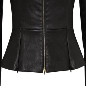 Hot Selling Street Style Women's Genuine Leather <b>Jacket</b> Durable Customized Design with Zipper Winter Women's <b>Jackets</b> In 2026 - Product Image 6