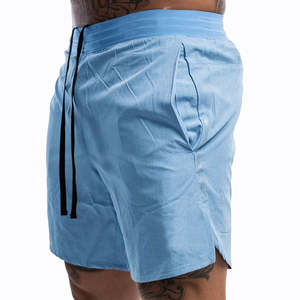 Pantalones cortos deportivos informales de verano 2025, la mejor tendencia, patrón sólido, ropa para correr, servicio OEM de alta calidad, teñido liso, venta al por mayor - Product Image 1